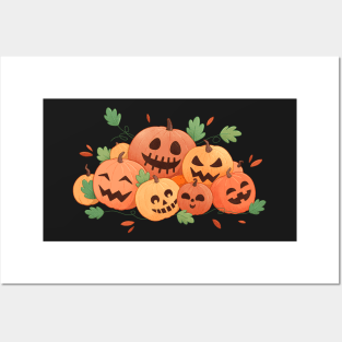 Halloween Pumpkin Patch Posters and Art